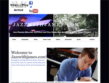 Tablet Screenshot of jazzwithjames.com